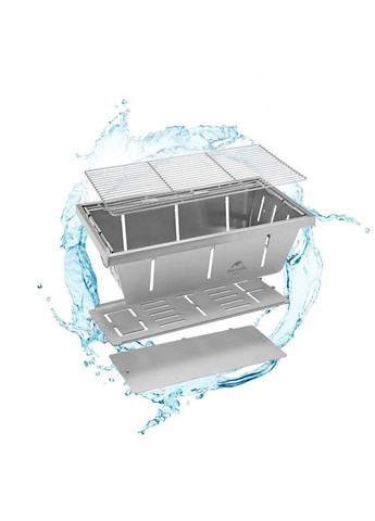 Гриль портативный Picnic BBQ Grill NH20CJ006, р-р L, сталь Naturehike (353502623)