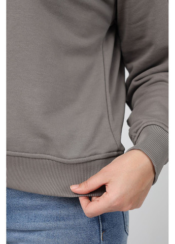 Темно-серый свитшот женский цвет темно-серый цб-00287134 Yuki (370269406)