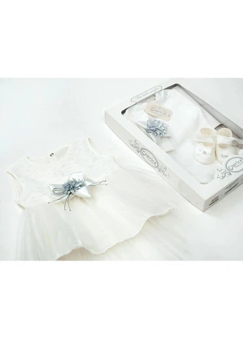 Кремовий демісезонний набір дитячого одягу святковий (5100-12-56g-cream) Caprice