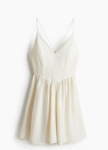 Молочна кежуал сукня H&M однотонна