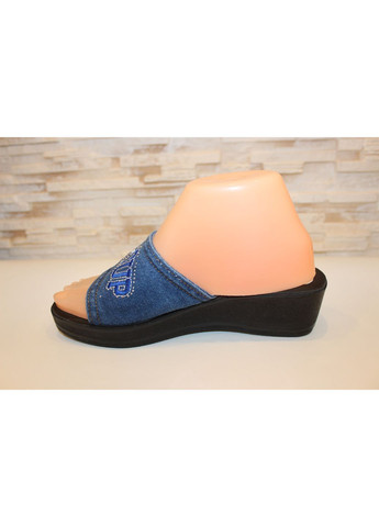 Шльопанці жіночі літні сині джинсові No Brand Шльопанці літні жіночі (362354981)