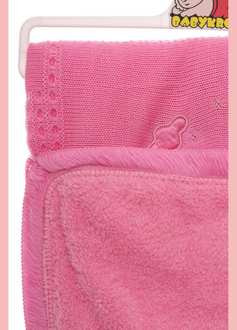 Плед для девочки вязка на травке в коробке Месяц 75*95 см розовый (36711) BABYKROHA (297197632)