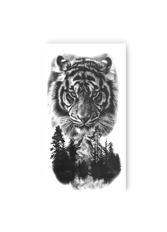 Тату "Тигр в лесу" Tattooshka (304292331)