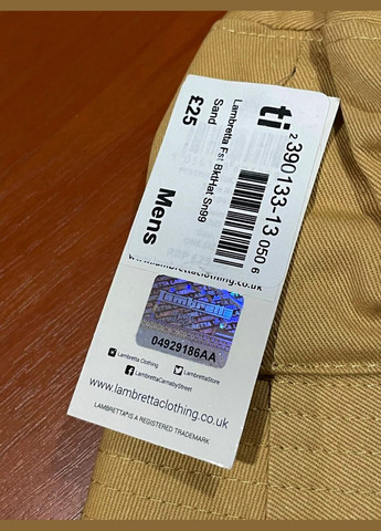 Панама панамка унісекс Lambretta Solid Festival Bucket Hat (337536343)