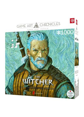 Пазл The Witcher Geralt of Rivia & Vincent van Gogh 1000 ел. (5908305247548) GoodLoot The Witcher Geralt of Rivia &amp; Vincent van Gogh 100 (369719714)