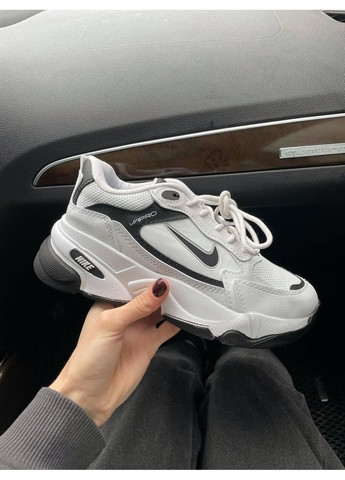 КРОСІВКИ ЖІНОЧІ NIKE PRO WHITE BLACK НАЙК No Brand чорні демісезони (367172677)