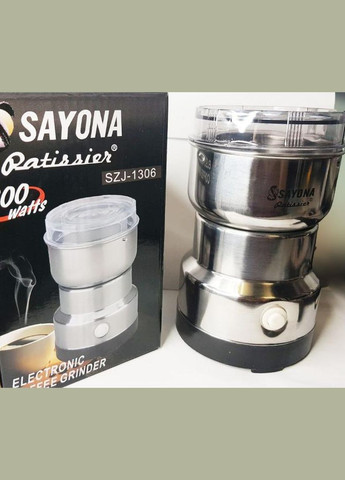 Електрична кавомолка 1306 міні кавомолки ножові подрібнювач кавових зерен No Brand (322394964)