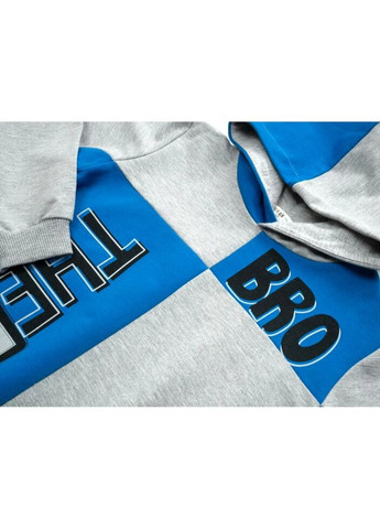 Кофта худі з капюшоном (13814-128B-blue) Breeze (301142411)