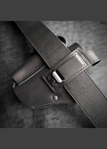 Шкіряна кобура поясна під GLOCK 17, чорна No Brand (339621515)