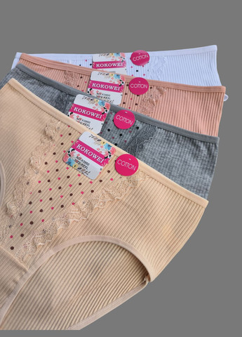 Набір 4 шт трусики сліпи в рубчик Kokowei (304547454)