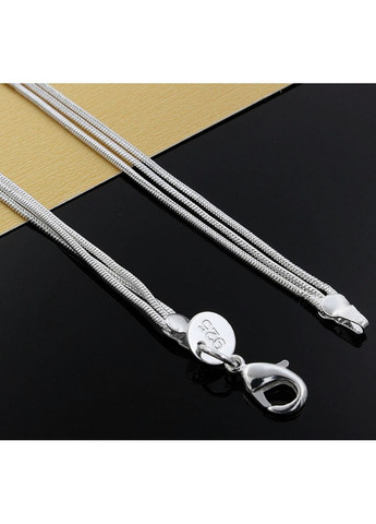 Ожерелье женское серебристое No Brand Жіночі прикраси (365727260)