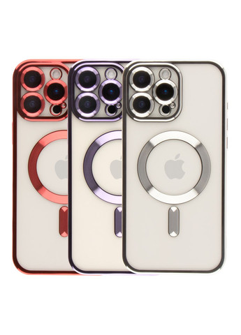 Чехол TPU Metallic Full Camera with Magsafe для iPhone 16 Pro Max Цвет Dark Purple No Brand Apple iPhone 16 Pro Max 2024 (336153252)