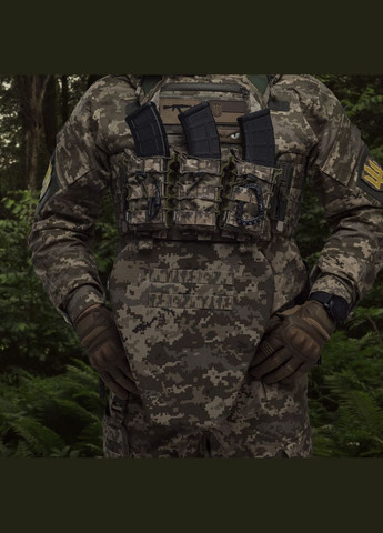 Противоосколочный фартук 2-го класса защиты (с баллистическим пакетом). Размер. Пиксель (мм-14) Ukrarmor (333721774)