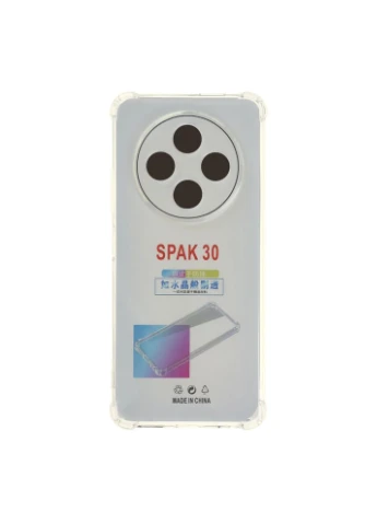 Чохол TPU Virgin Hard Full Camera для Tecno Spark 30 4G (KL6) Transparent No Brand (391201672)