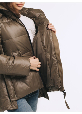 Коричневая зимняя куртка 21 - 04361 ZLLY