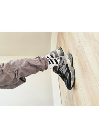 Темно-сірі Осінні кросівки чоловічі і жіночі new balance 9060 black grey | нью беланс 9060 сірі No Brand