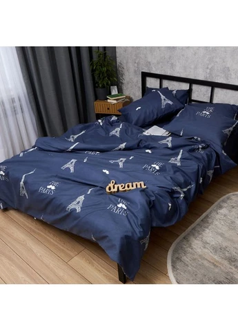 Комплект постельного белья Micro-satin Premium King Size 220x240 наволочки 4х50х70 (MS-820016138) Moon&Star Paris Night (400230760)
