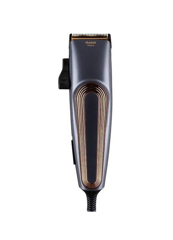 Профессиональная проводная машинка MG-593 с титановым покрытием для стрижки волос с насадками 25 Вт Magio (306447698)