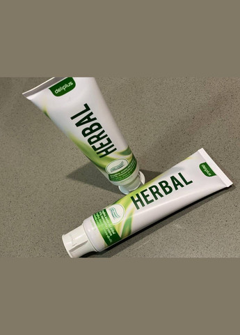 Зубна паста 2в1гелеподібна 100 мл Herbal на травах Deliplus (302802723)