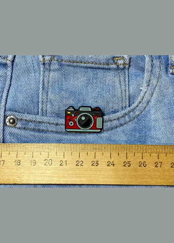 Металлический значок / пен Фотоаппарат красного цвета. No Brand (330618867)