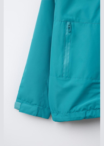 Бірюзова демісезонна вітровка Zara