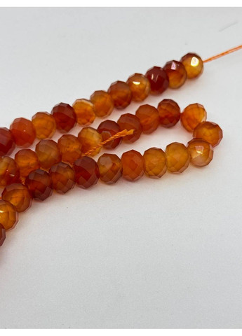 Сердолик на нити без застежки 6*8 мм 40 см Коричневый No Brand (361319759)