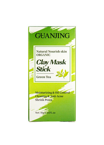 Маска стык для лица Clay Mask Stick с экстрактом зеленого чая 40 г Guanjing (302965125)