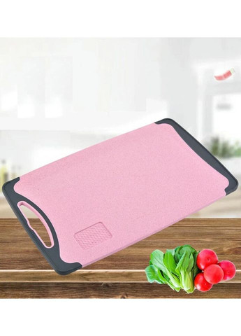 Доска разделочная 13219 24.5х40.5 см розовая No Brand (324443286)