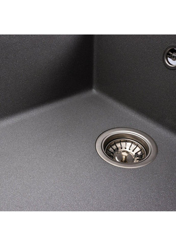 Кухонна мийка гранітна матова 7050 CASCADA Сірий мусон Valeso (372477444)