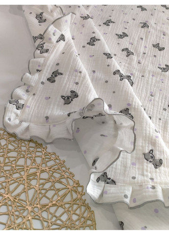 Мусліновий плед з рюшем, розмір 71*82 No Brand (370370088)