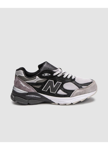 Цветные демисезонные кроссовки мужские new balance greyscale No Brand 990 v3 DLTR