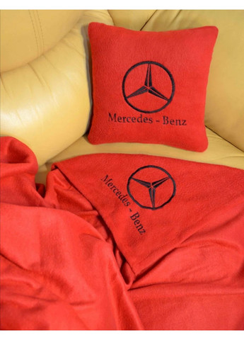 Автомобильный плед с вышивкой логотипа "Mercedes-Benz" No Brand (369717216)