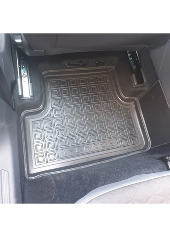 Килимки в салон для Volkswagen T-Cross 2019+/ ФольксВаген Т-Крос,, Чорні Avto-Gumm (382115848)