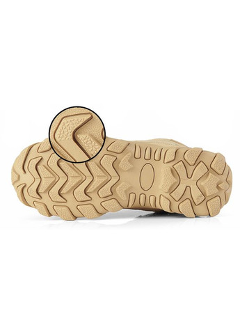 Ботинки тактические GZ702 Sand Khaki р.45 военная обувь для тренировок на шнуровке Lesko (326807092)