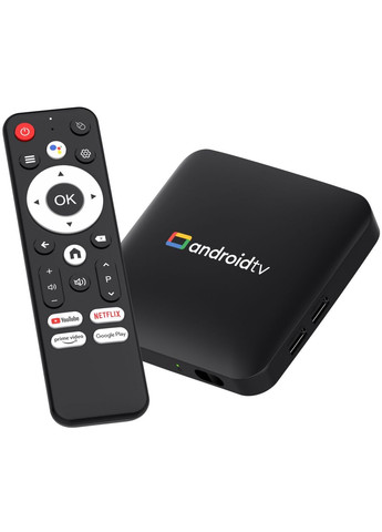 TV Медіаплеєр S905L3 2/16Gb/ Amlogic S905L3/ Android 14/ WiFi 2.4G+5G/LAN:100M/ H96 (361314349)