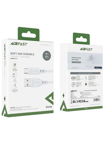 Дата кабель C3-04 USB-A to USB-C TPE (1.2m) Acefast (291879239)