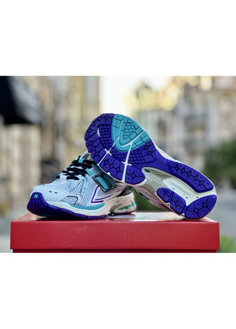 Черные демисезонные кроссовки мужские new balance 1906r white blue black нью беланс 1906r No Brand