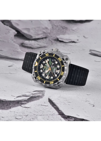 Годинник YN009 Silver-Camo механічний з автопідзаводом для чоловіків армійські стильні водонепроникні ProDobro (367267923)