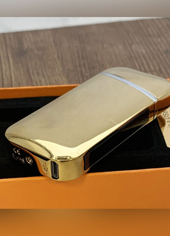 Электронная зажигалка с дугами, золотистая, подарочная упаковка No Brand (316531209)