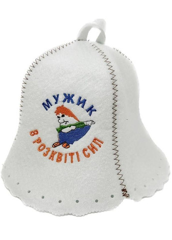 Шапка для бани и сауны из полиэстера Мужик в цвету сил No Brand (371276253)