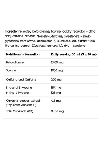 Olimp Nutrition R-Weiler Shot БЛОК СТЕКЛО 9 х 60 ml Orange Olimp Sport Nutrition (292285383)
