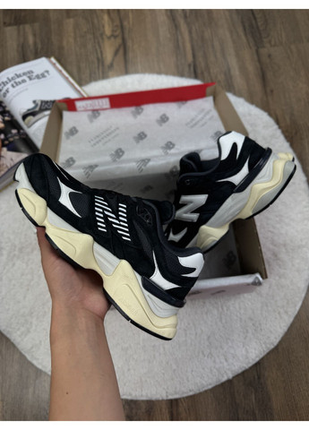 КРОССОВКИ ЖЕНСКИЕ NEW BALANCE 9060 BLACK WHITE НЬЮ БЕЛАНС 9060 No Brand чёрные демисезоны (368859556)