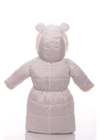 Конверт на хутрі білий 68 см (44985) BABYKROHA (297200351)