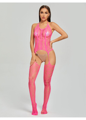 Боди-чулки с имитацией корсета S-L Фуксия No Brand (368892510)