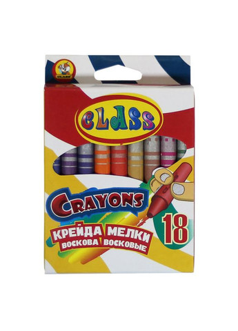 Карандаши восковые, 18 цветов Class (363115602)