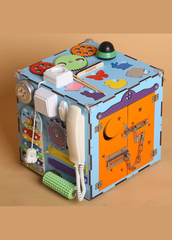 Большой бизикуб – бизиборд maxi, голубой, арт. 3001 Freetime super maxi (318022064)