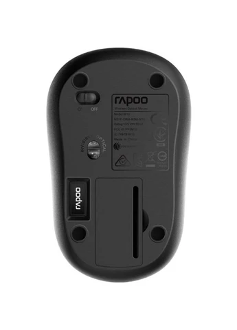 Бездротова миша M10 Plus Wireless Black, оптичний сенсор, 1000 dpi, для ноутбука Rapoo (342400979)