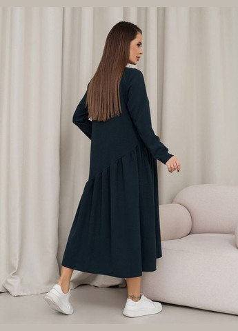 Зеленое платье 14454 зеленое ISSA PLUS однотонное