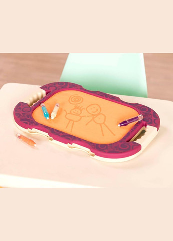 Творческая портативная двухсторонняя доска для рисования водой B. toys - Water Doodle Drawing Board Battat (338425542)