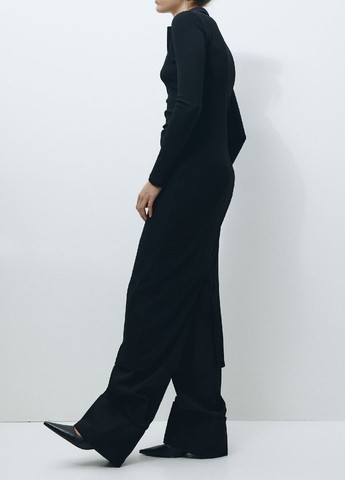 Чорна кежуал сукня H&M однотонна